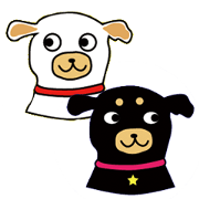 Cute dog Maro&Okyo