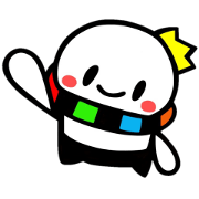 Marshmallow prince sticker.