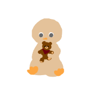 a brown chick
