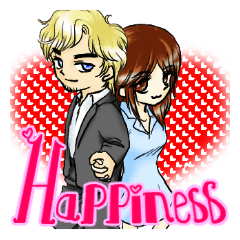 010_Happiness Sticker
