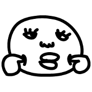 White creatures stamp