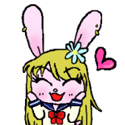High school student rabbit and cat