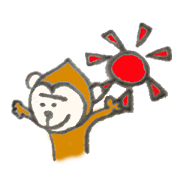 Monkichi of a pretty monkey