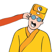 Uncle Oh is a nice monk!