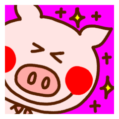 Glitter pig life (Pig heart)