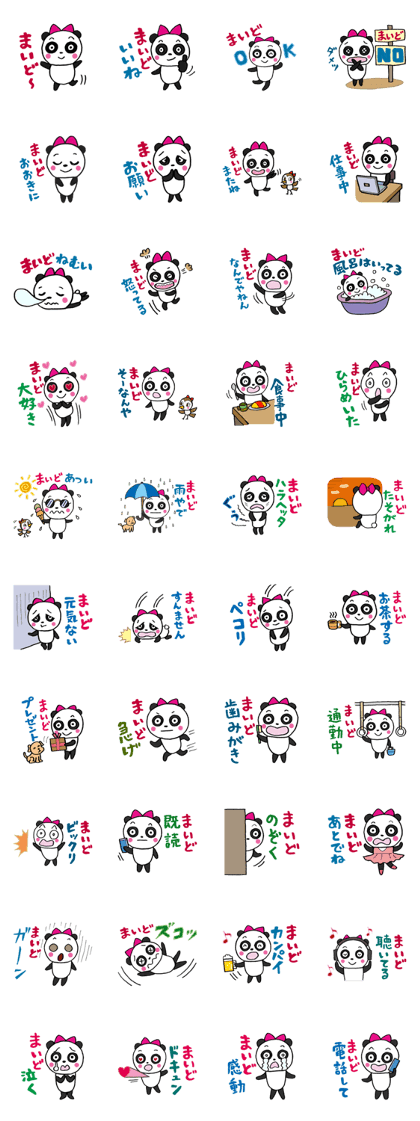 Frequently used panda