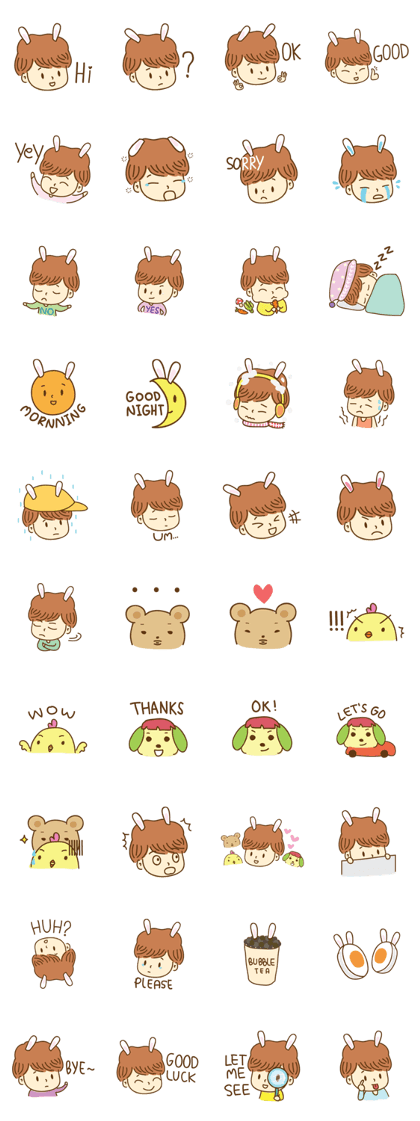 Rabbit Boo and his friends