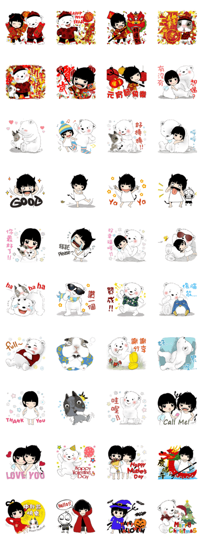 Cotton Ball and friends