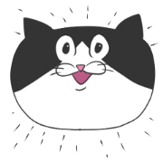 A gray cat and a bicolor cat.