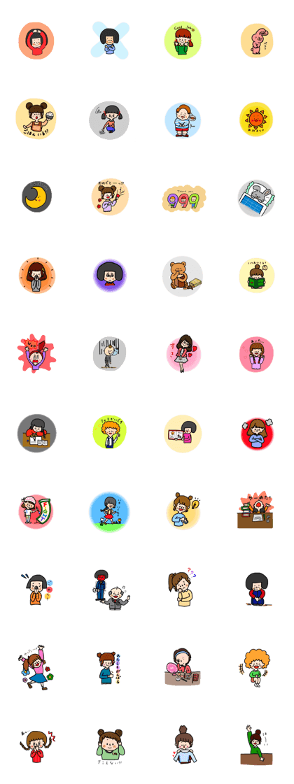 I drawn sticker.