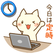 White cat(work & daily)