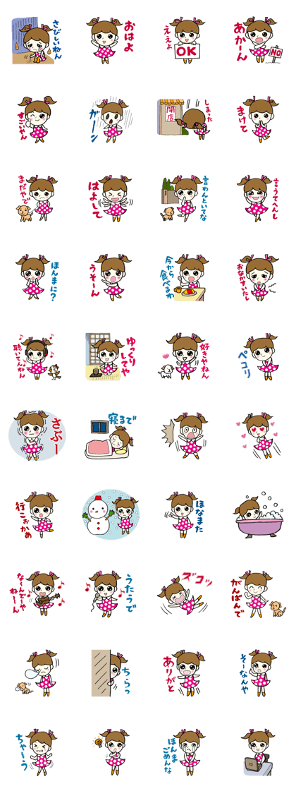 Girls can be used Kansai dialect