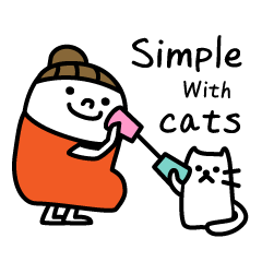 Simple with cats.