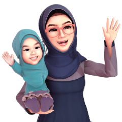 Yah StickerLine (Hijab)v.4 eng