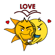 Sun and Moon good partners