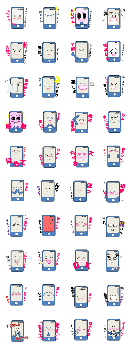 Character of the smartphone