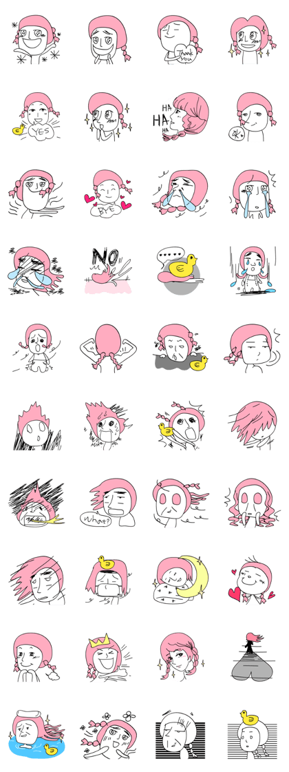 pink hair ANGEL
