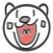 White Bear face