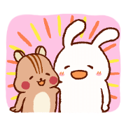 Friends! Rabbit Tamtam & Squirrel Puti