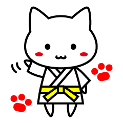 Martial arts uniformed CAT