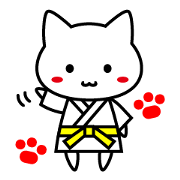 Martial arts uniformed CAT