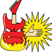 Oosaka guitary Sticker 2