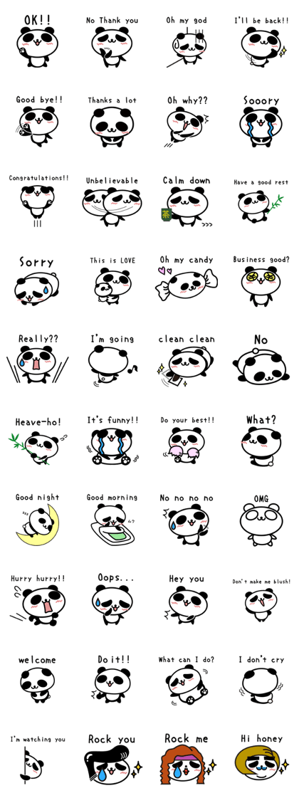 Panda of the hasty type
