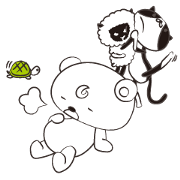 Tsukikuma and his friends .