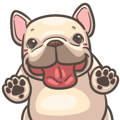 French Bulldog PIGU-Sticker VIII