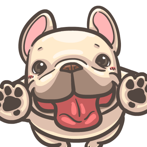 French Bulldog PIGU-Sticker...