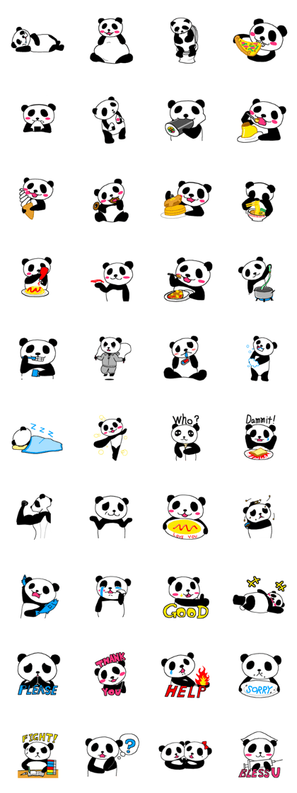 cooking panda