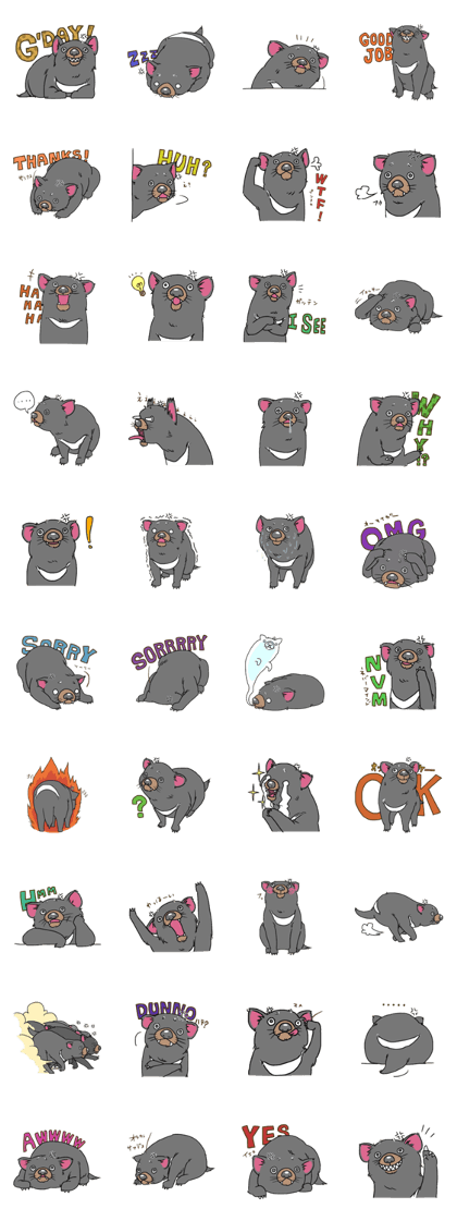 Tasmanian devil !warning!
