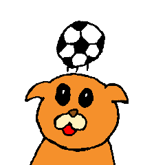 A cotton dog stamp