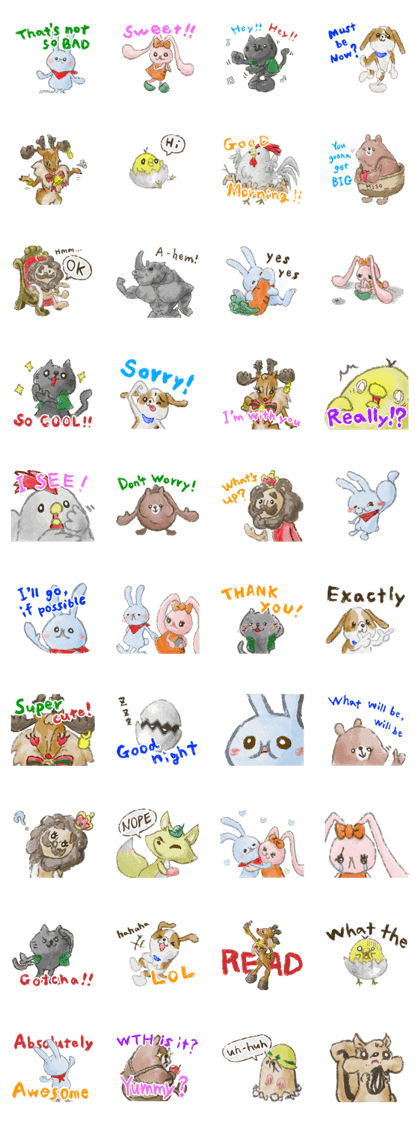Pretty animals -Ambiguous reply ver.-