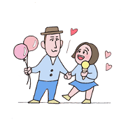close or warm couple