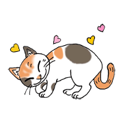 Lovely cats sticker2