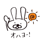Rabbit of the daily life conversation