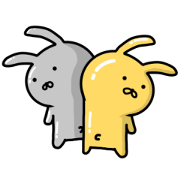 Golden rabbit and Silver rabbit