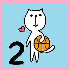 the cat loves basketball ver.2