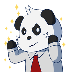 The office worker Panda