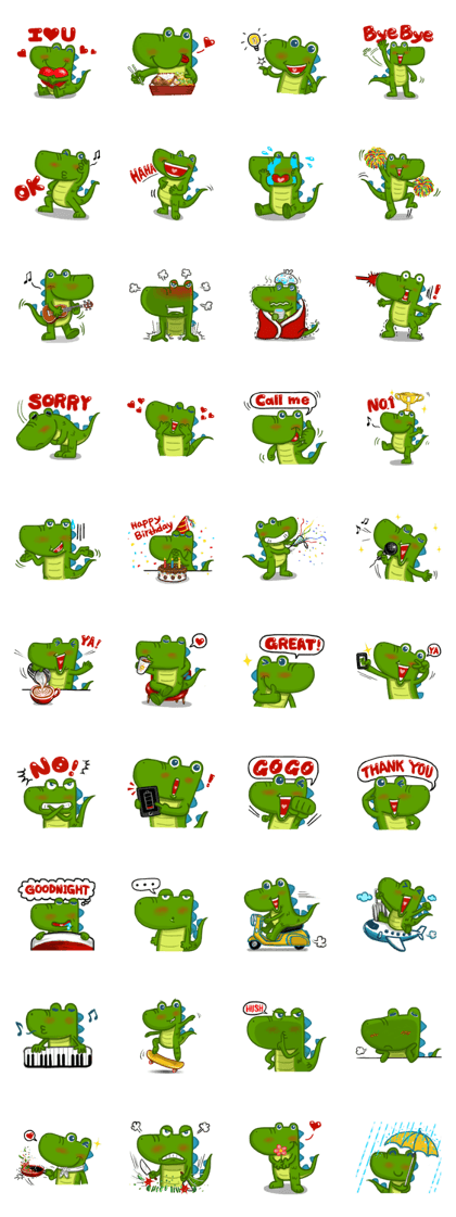 Cute Little Crocodile