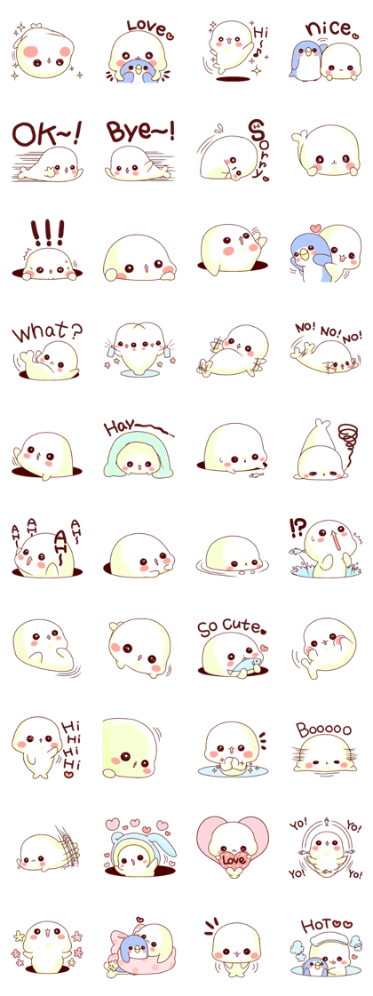 Fluffy seal! Fluffy seal!