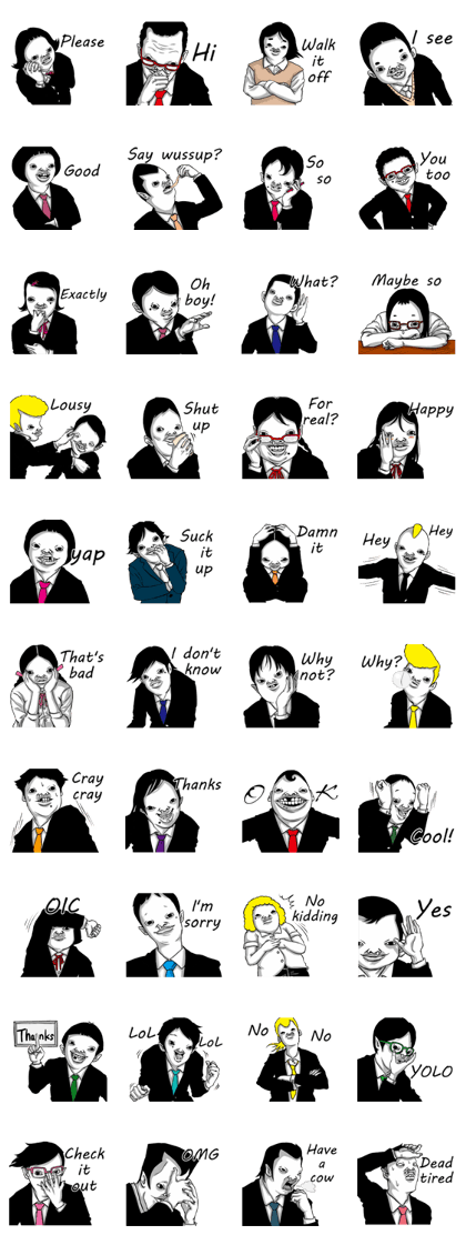 Strange people. Strange people.