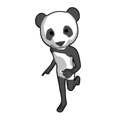 Gesture giant panda