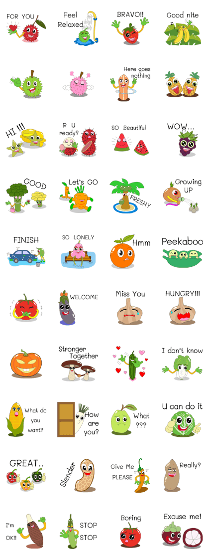 Thai Fruit and Vegetable - EN Ver.