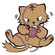 Brown Cat "Chatoran" (Basic Greetings)