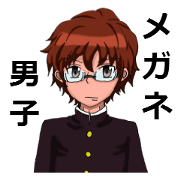 Man of crazy glasses