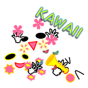 The pretty kao Sticker I feel like using