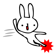 rabbit world sticker