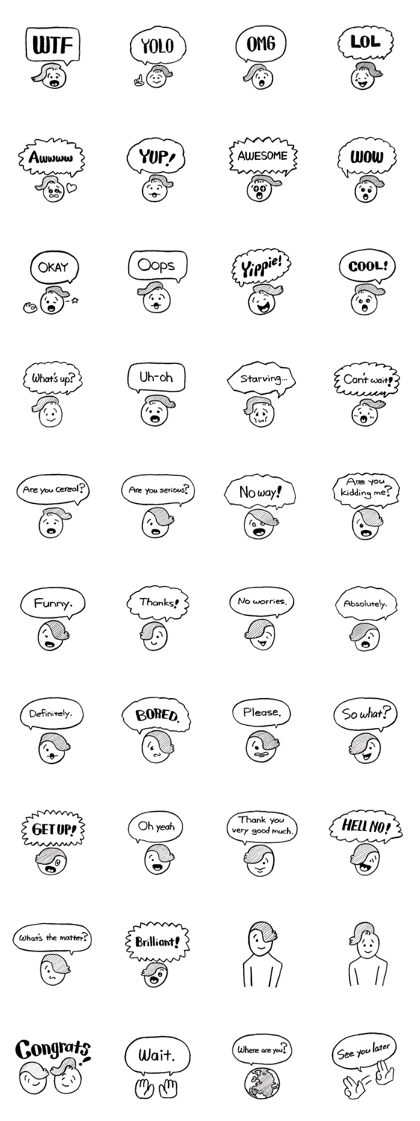 Tim and Jim speak in English